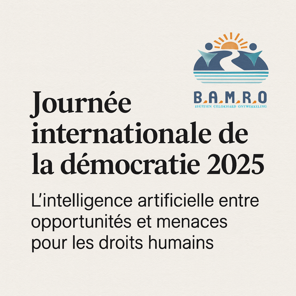 Journée internationale de la démocratie 2025 : L’intelligence artificielle entre opportunités et menaces pour les droits humains    Journée internationale de la démocratie 2025 : L’intelligence artificielle entre opportunités et menaces pour les droits humains